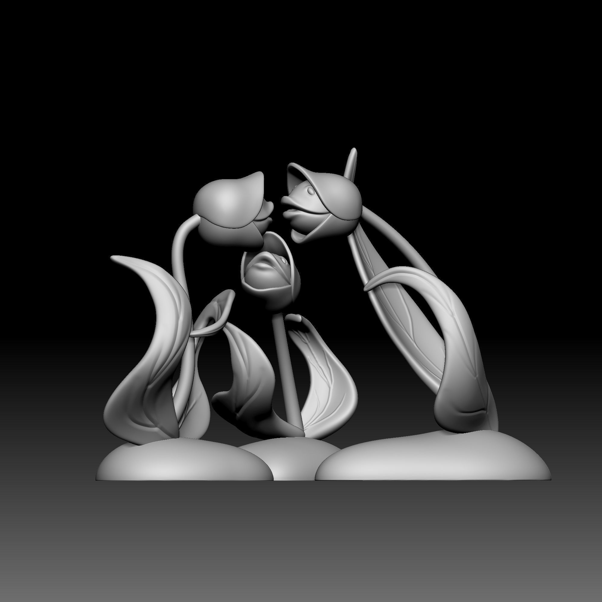 Flower - Alice in Wonderland - 050 3D print model_7