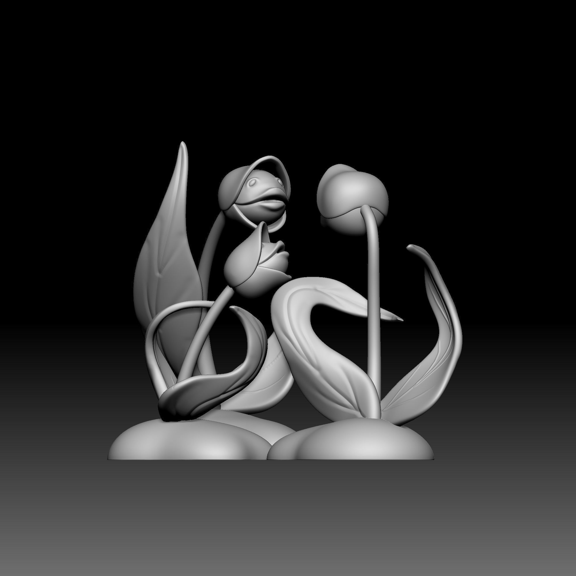 Flower - Alice in Wonderland - 050 3D print model_5