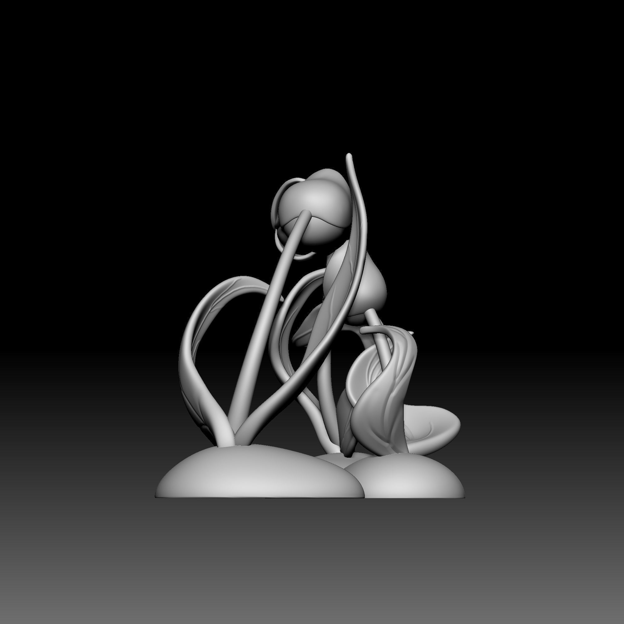 Flower - Alice in Wonderland - 050 3D print model_2