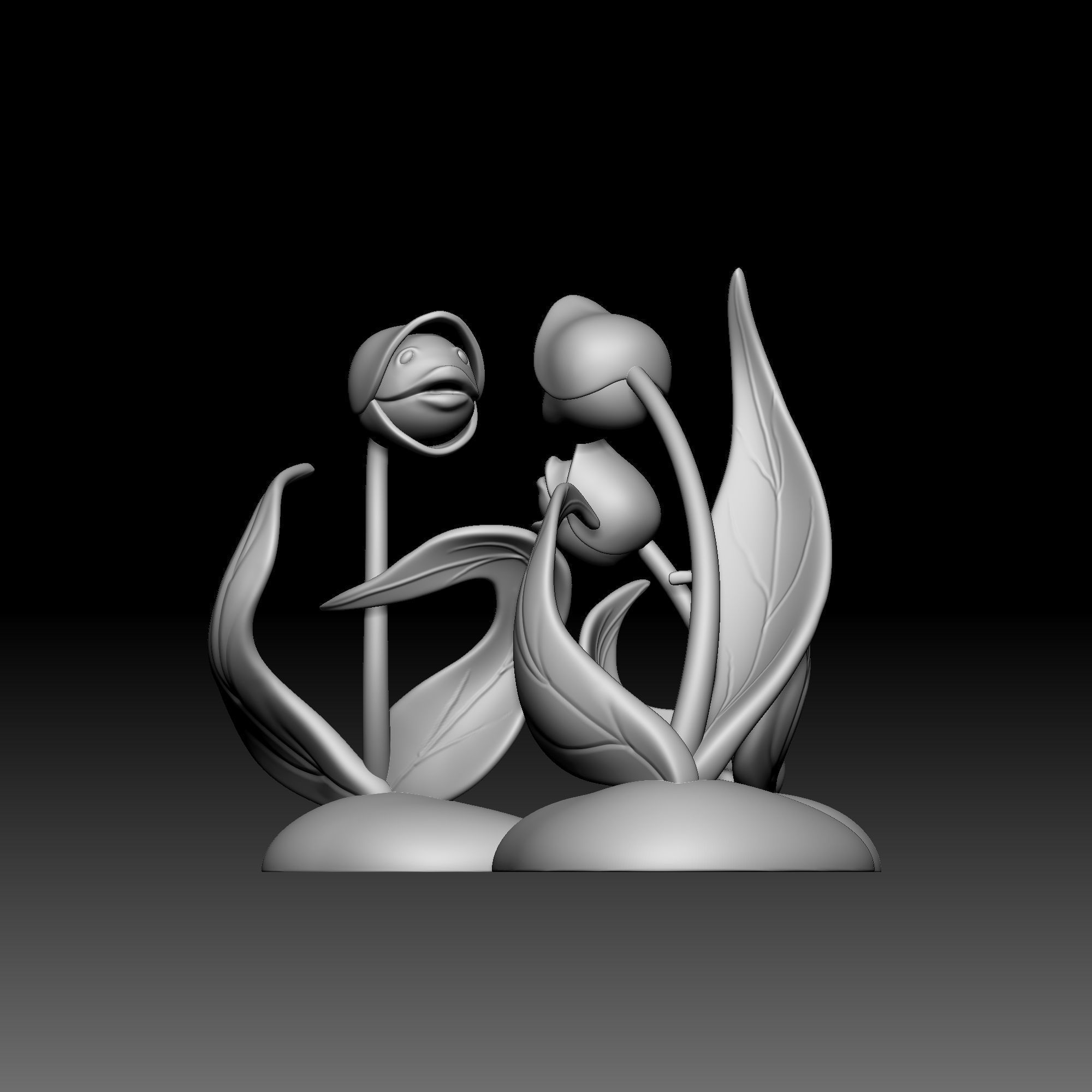 Flower - Alice in Wonderland - 050 3D print model_1