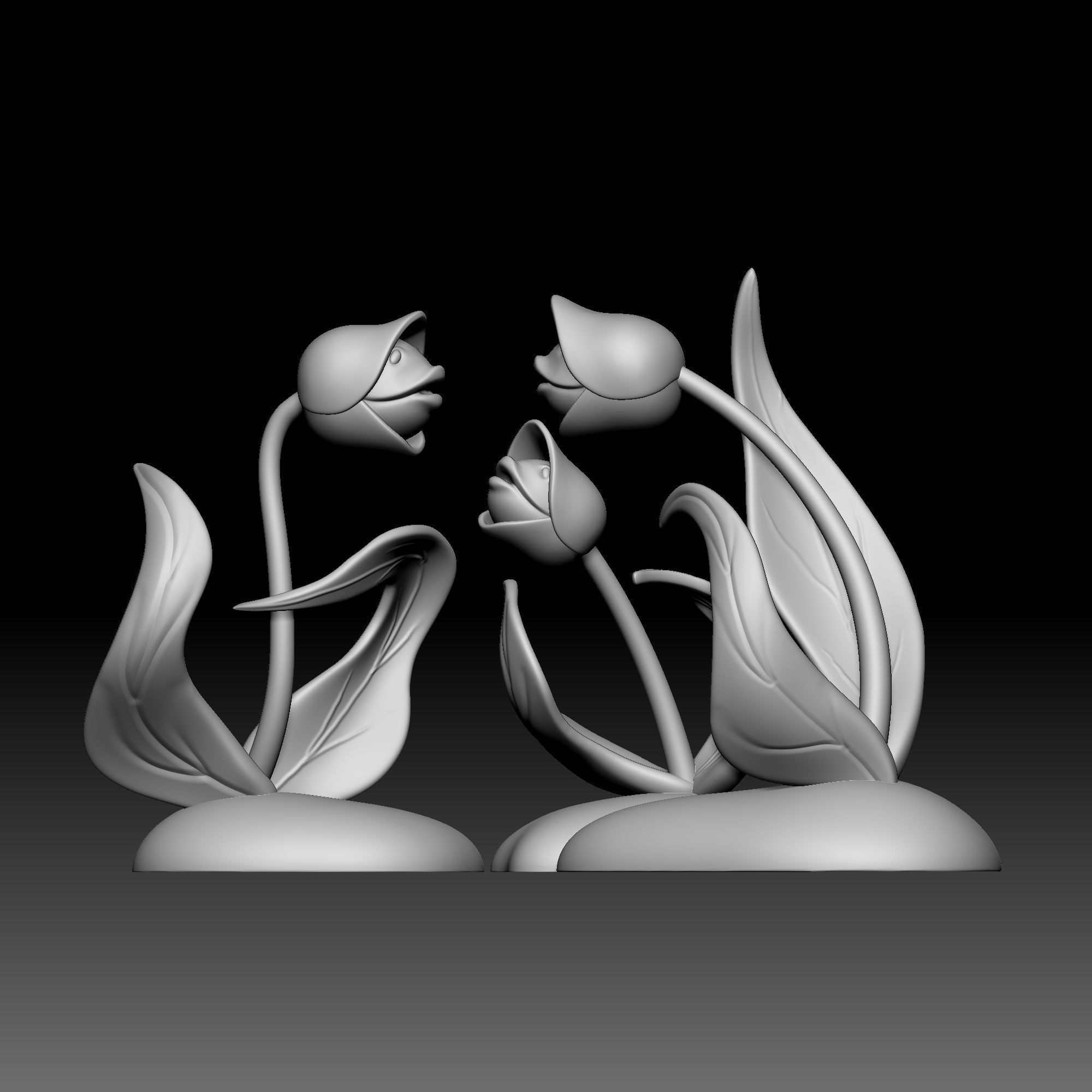 Flower - Alice in Wonderland - 050 3D print model_8