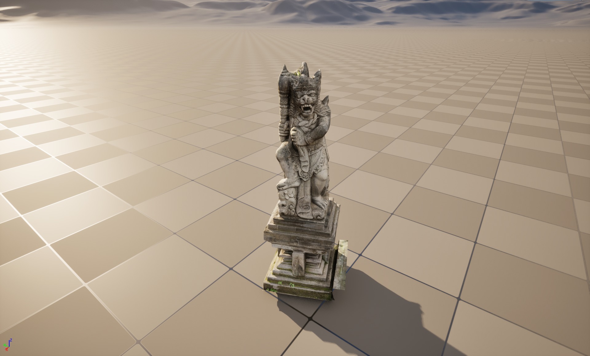 Bali Statue 3D model_2