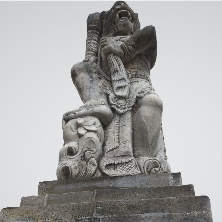 Bali Statue 3D model_5