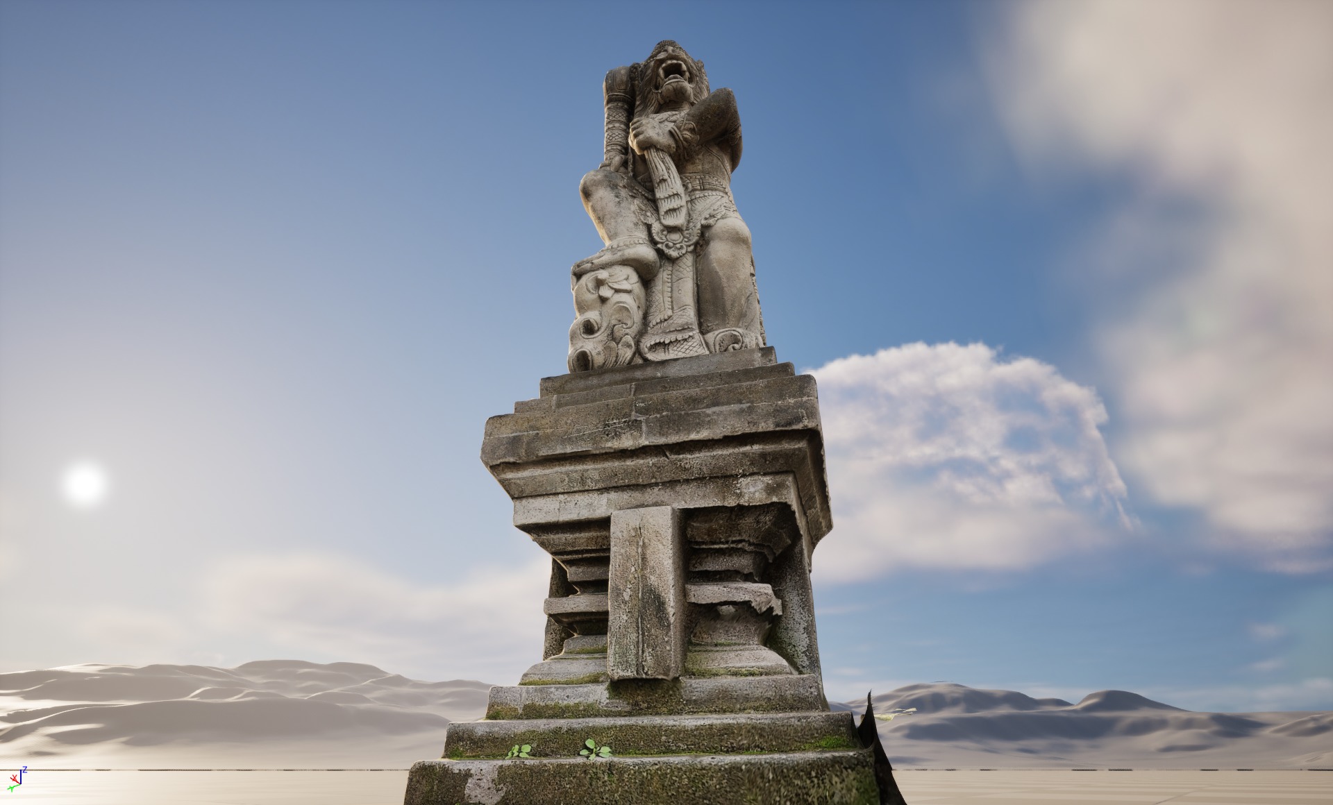 Bali Statue 3D model_3