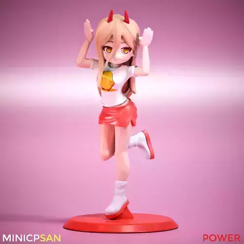 Mini Power Casual Outfit 01 - Chainsaw Man Anime Figure