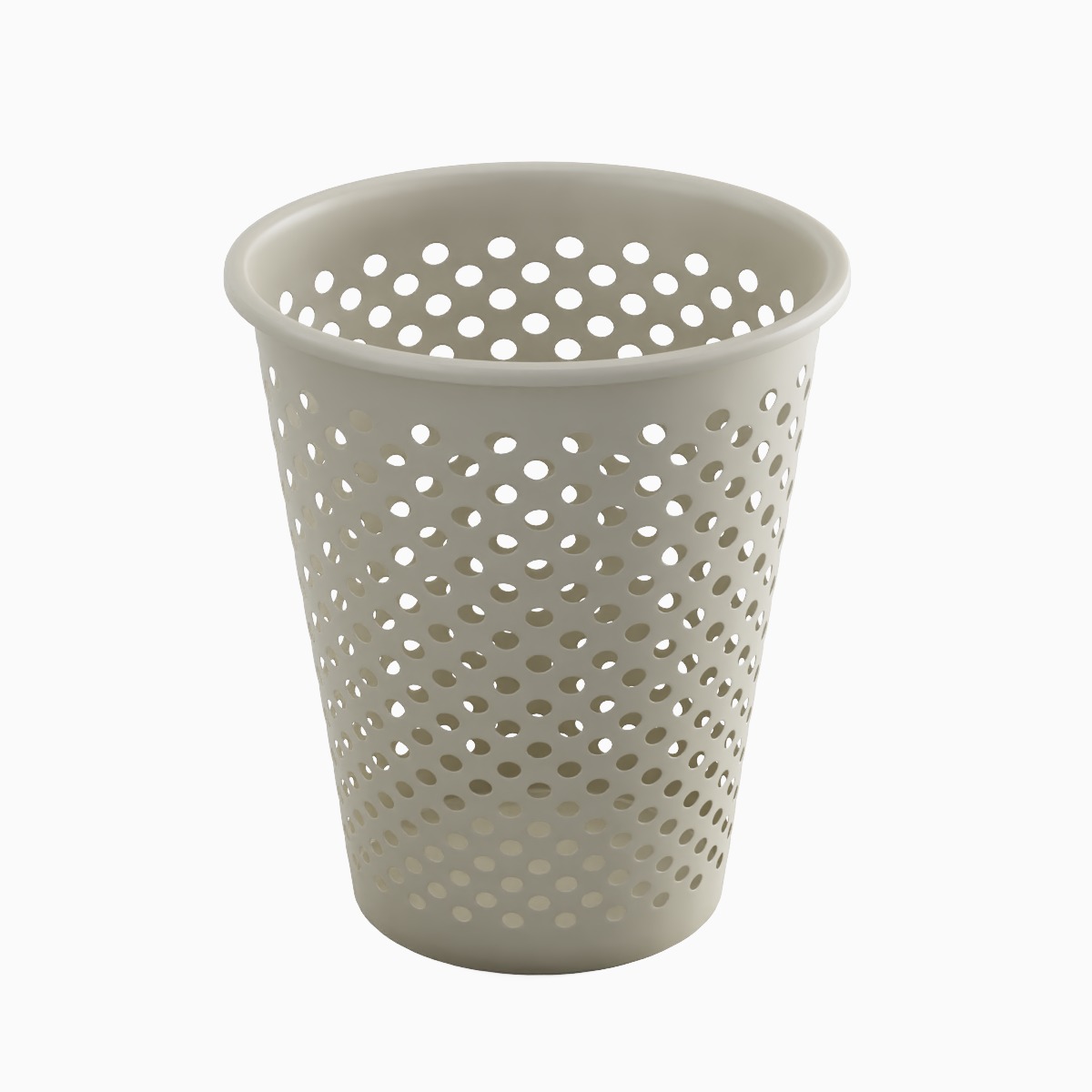 Plastic Trash Bin 06 3D model_3