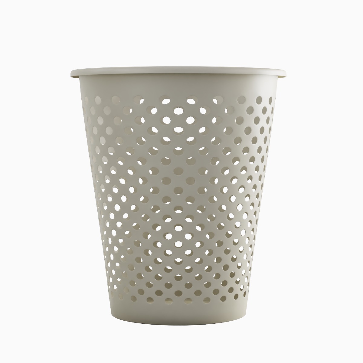 Plastic Trash Bin 06 3D model_2