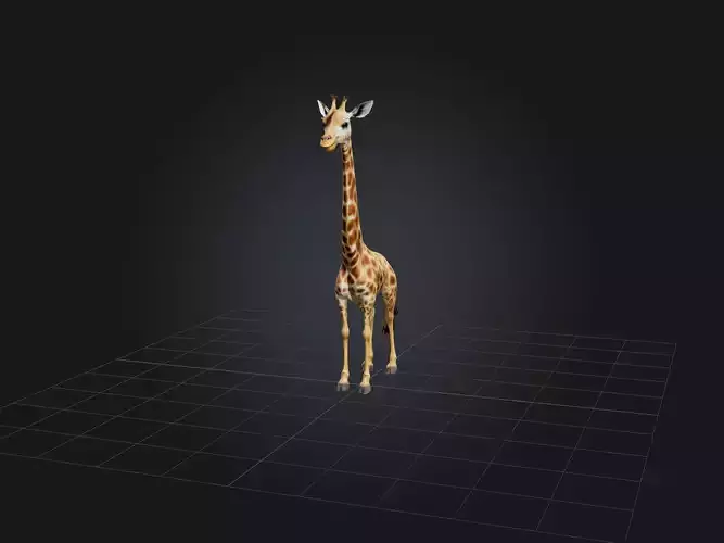 Realistic Giraffe Model