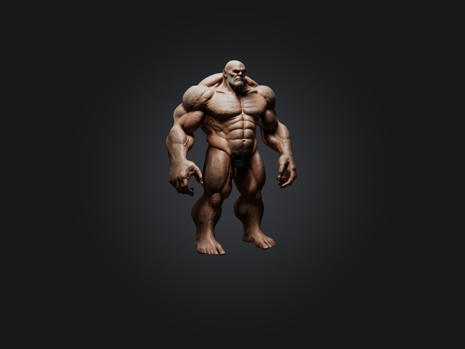 Realistic Giant Model Low-poly 3D model_5