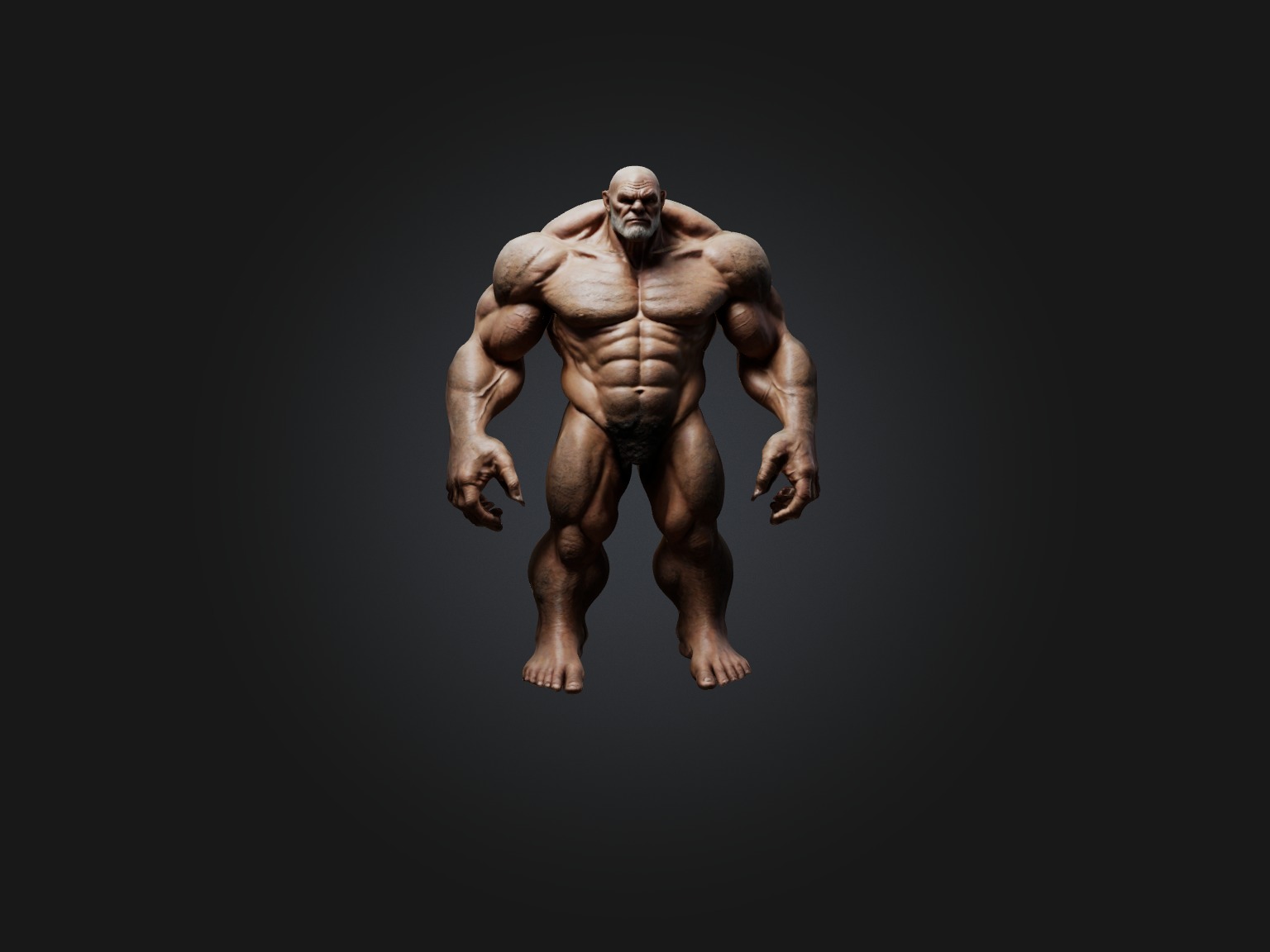 Realistic Giant Model Low-poly 3D model_4