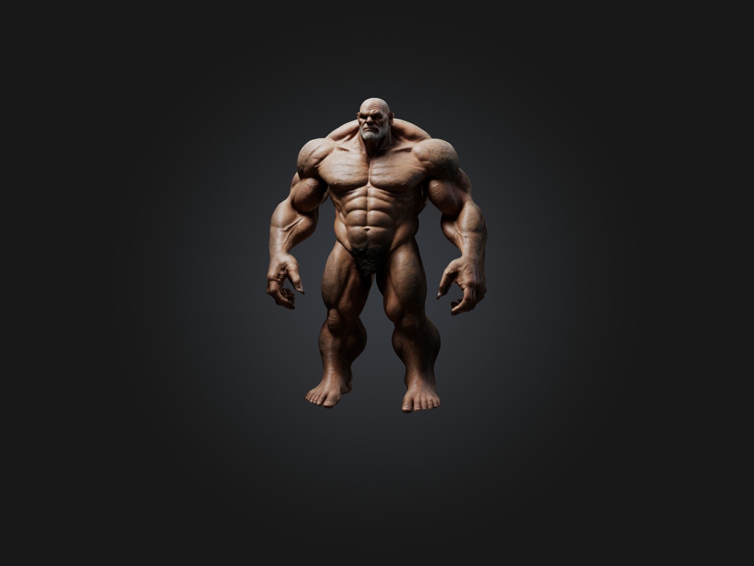 Realistic Giant Model Low-poly 3D model_3