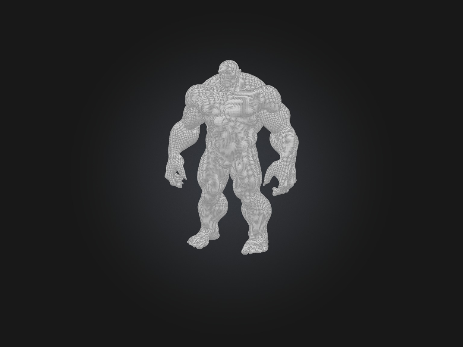 Realistic Giant Model Low-poly 3D model_2