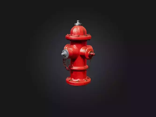 Realistic Fire Hydrant Model