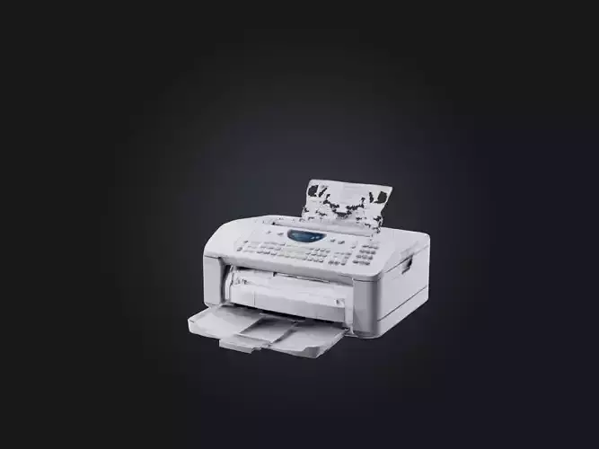 Realistic Fax Machine Model