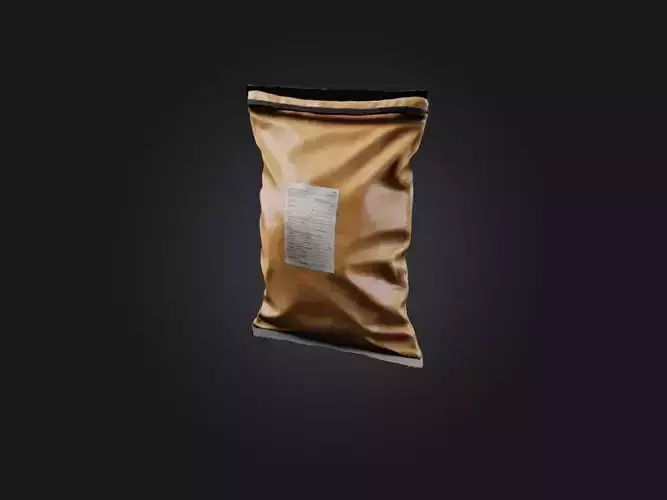 Realistic Evidence Bag Model Low-poly 3D model