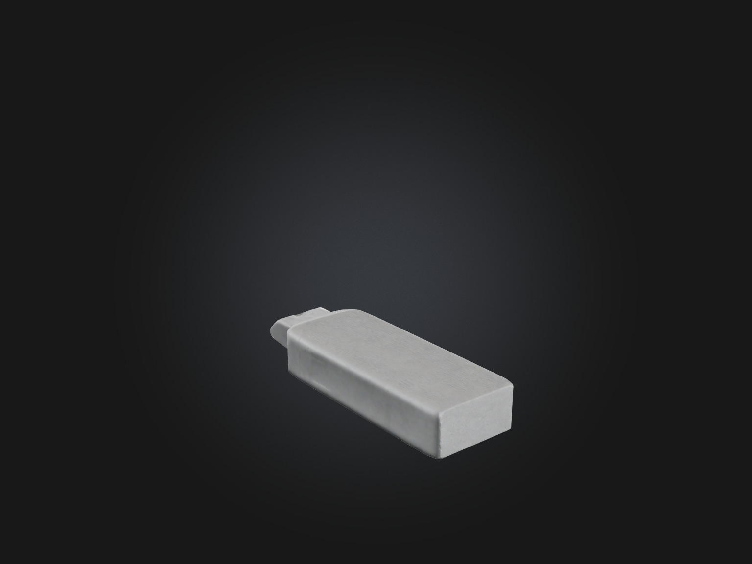 Realistic Eraser Model Low-poly 3D model_6