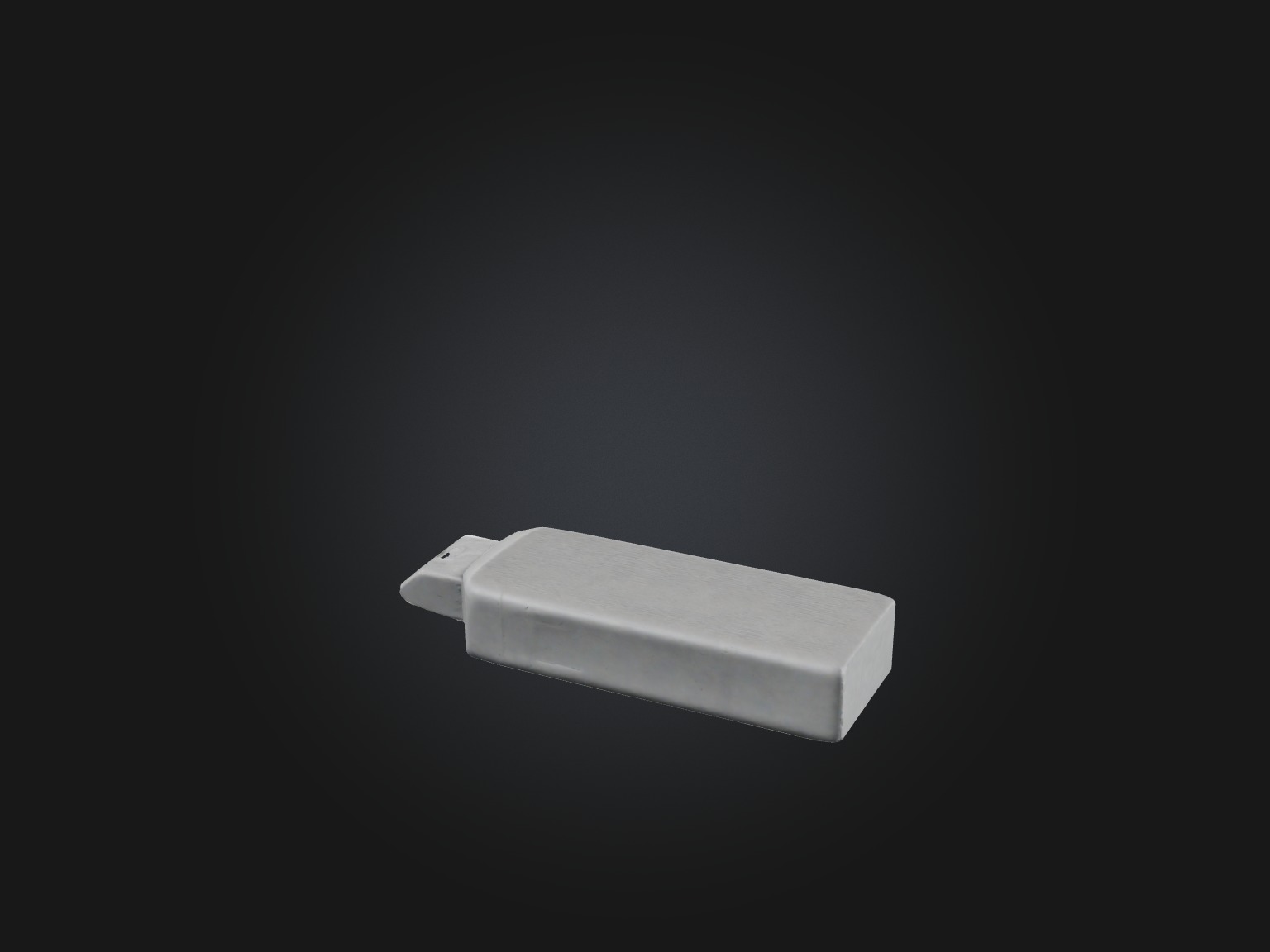 Realistic Eraser Model Low-poly 3D model_7