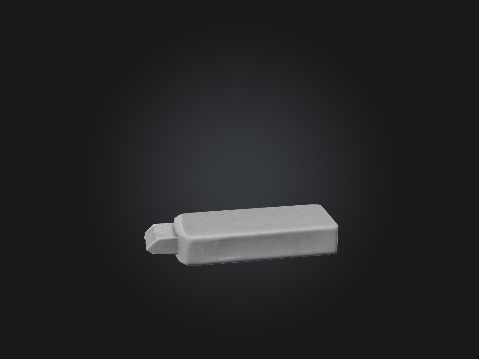 Realistic Eraser Model Low-poly 3D model_8