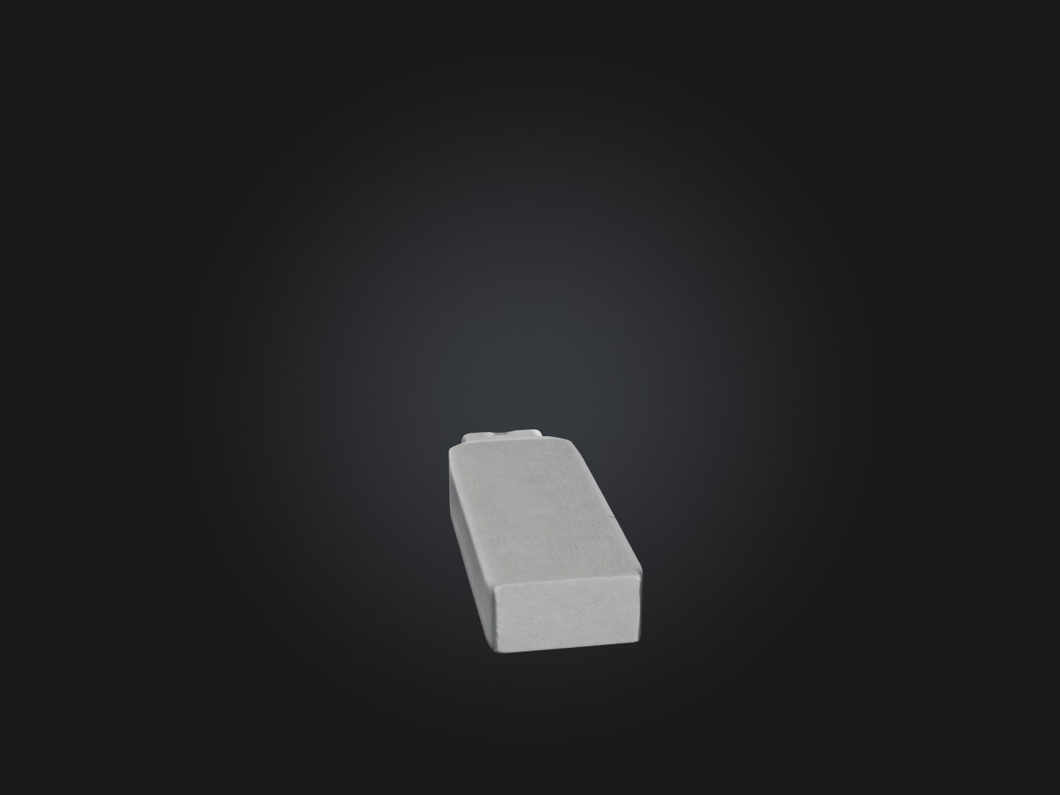 Realistic Eraser Model Low-poly 3D model_5