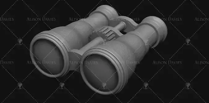 Classic Vintage Binoculars 3D print printable model