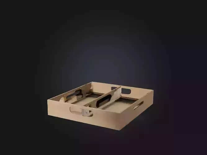 Realistic Document Tray Model