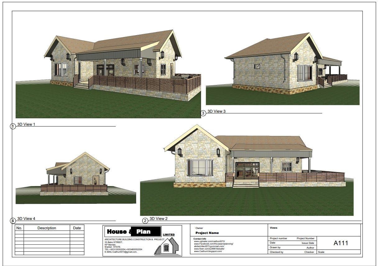 House model 3D model_2