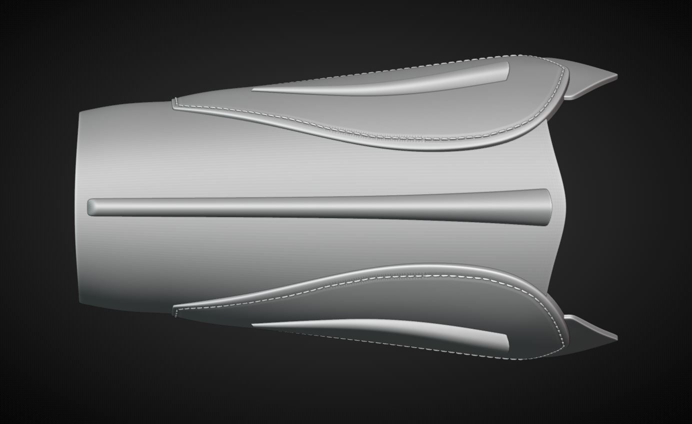 Brazalete Sportacus - Lazy Town 3D print model_3