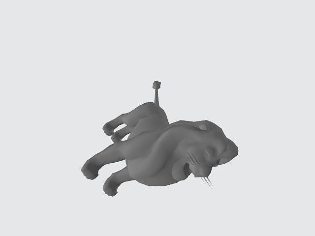 Simba 3D print model