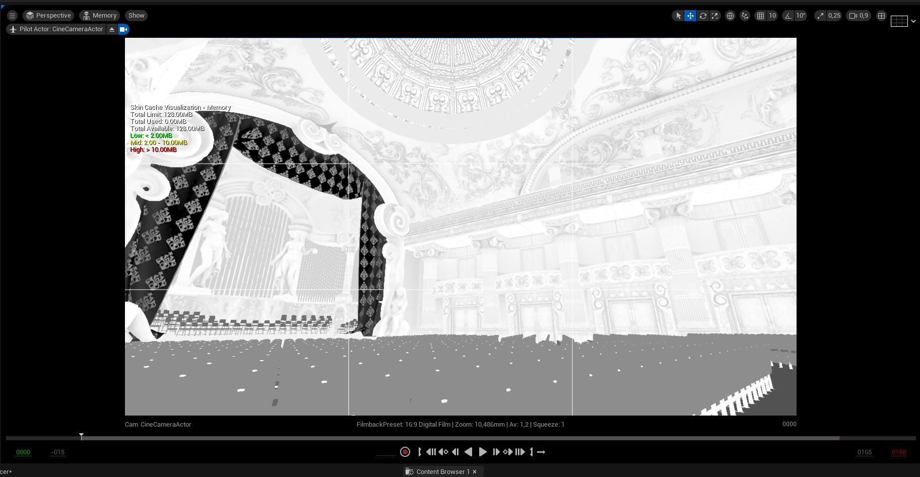 For UE5 Symphony Hall Low polygon set Low-poly 3D model_24