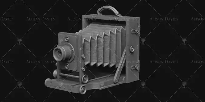 VINTAGE CAMERA 3D print model  3D print model