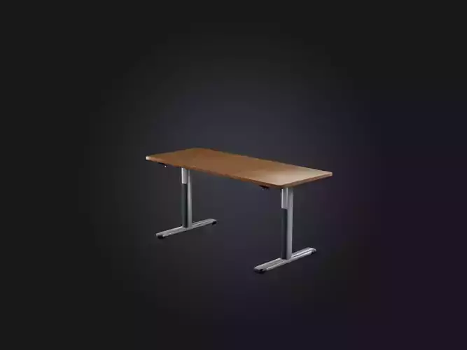 Realistic Cafeteria Table Model