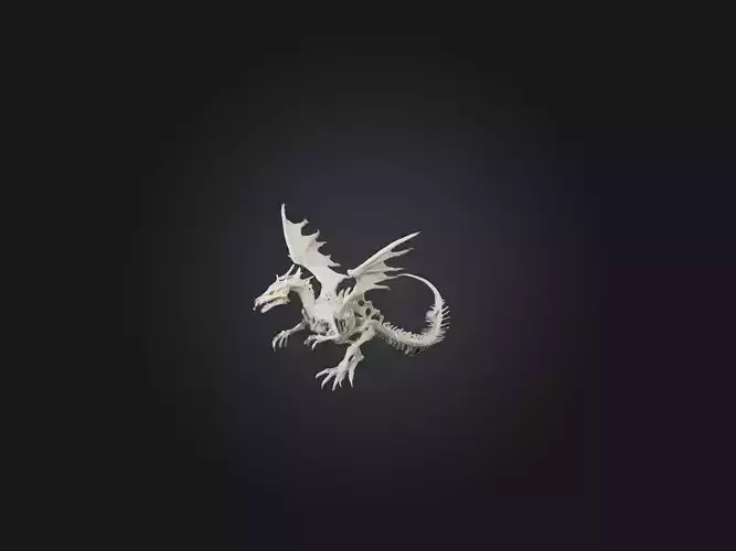 Realistic Bone Dragon Model