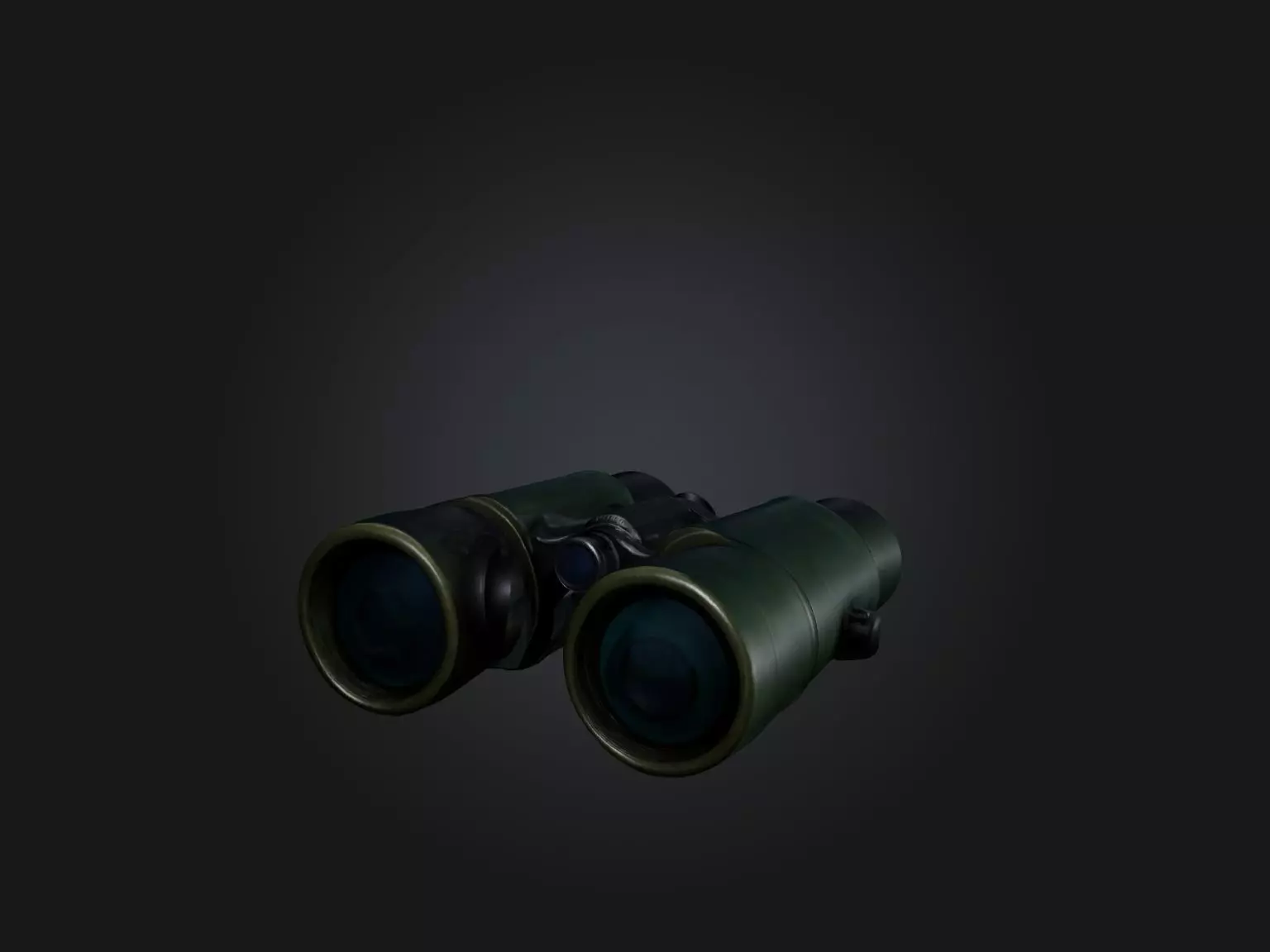 Realistic Binoculars Model Low-poly 3D model_0