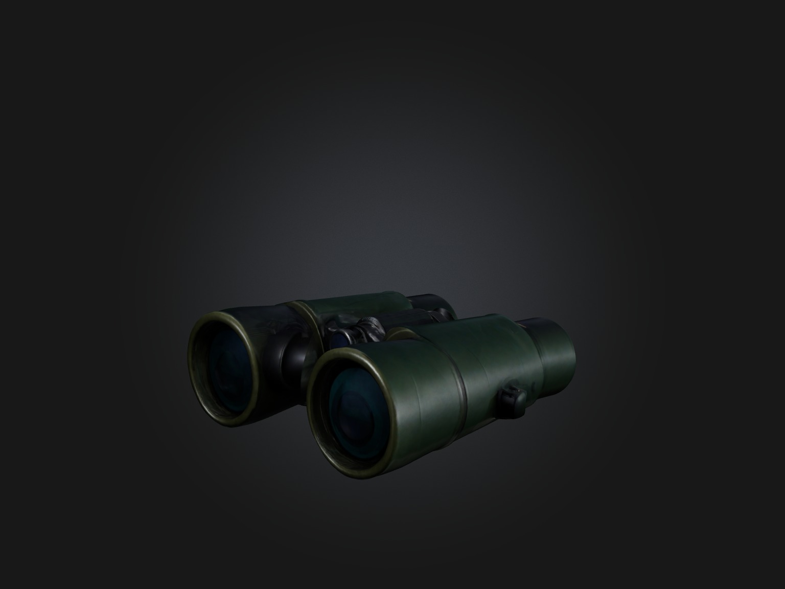 Realistic Binoculars Model Low-poly 3D model_8