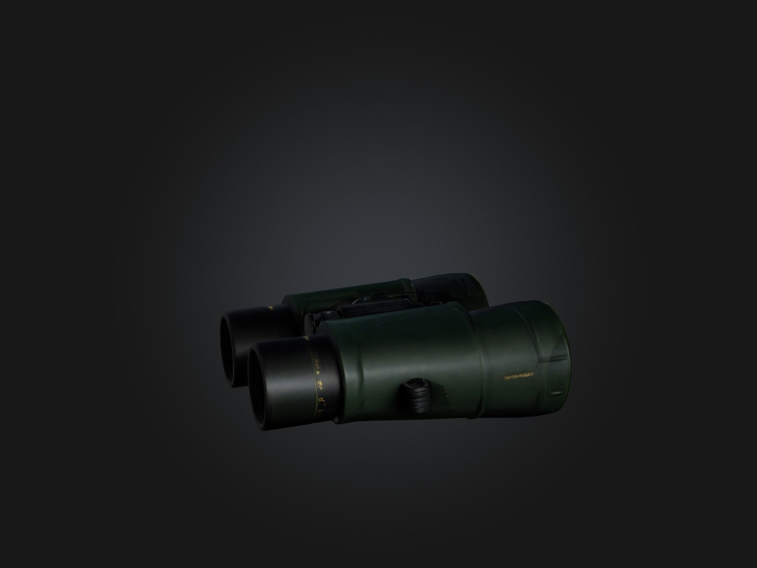 Realistic Binoculars Model Low-poly 3D model_7