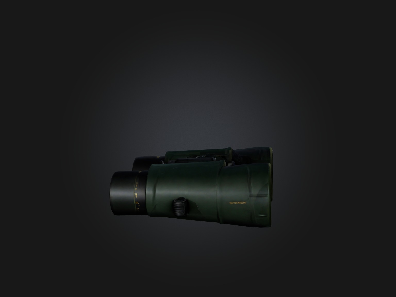 Realistic Binoculars Model Low-poly 3D model_6