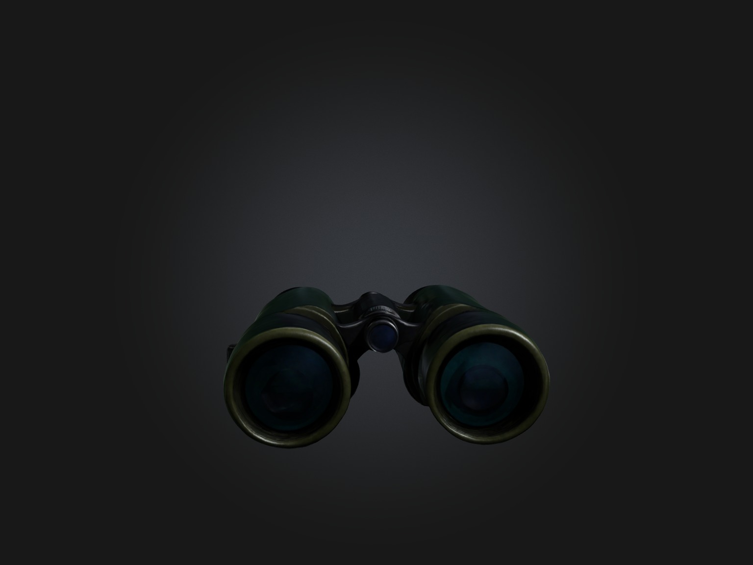 Realistic Binoculars Model Low-poly 3D model_3