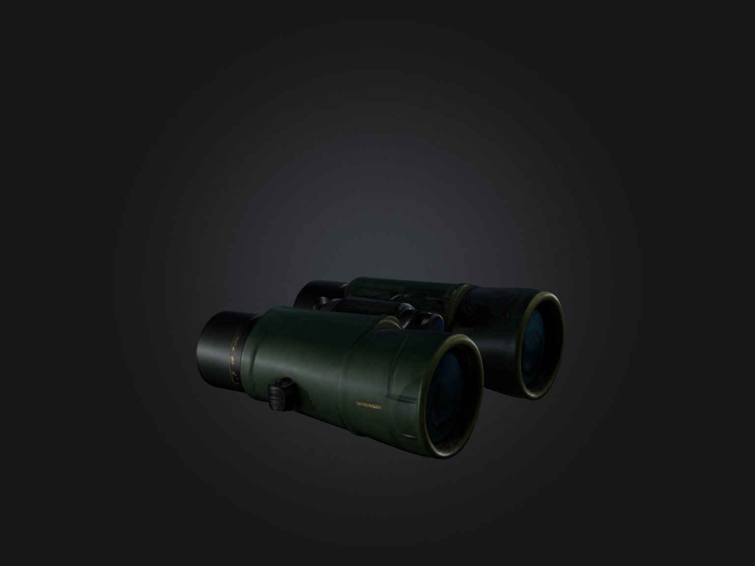 Realistic Binoculars Model Low-poly 3D model_5