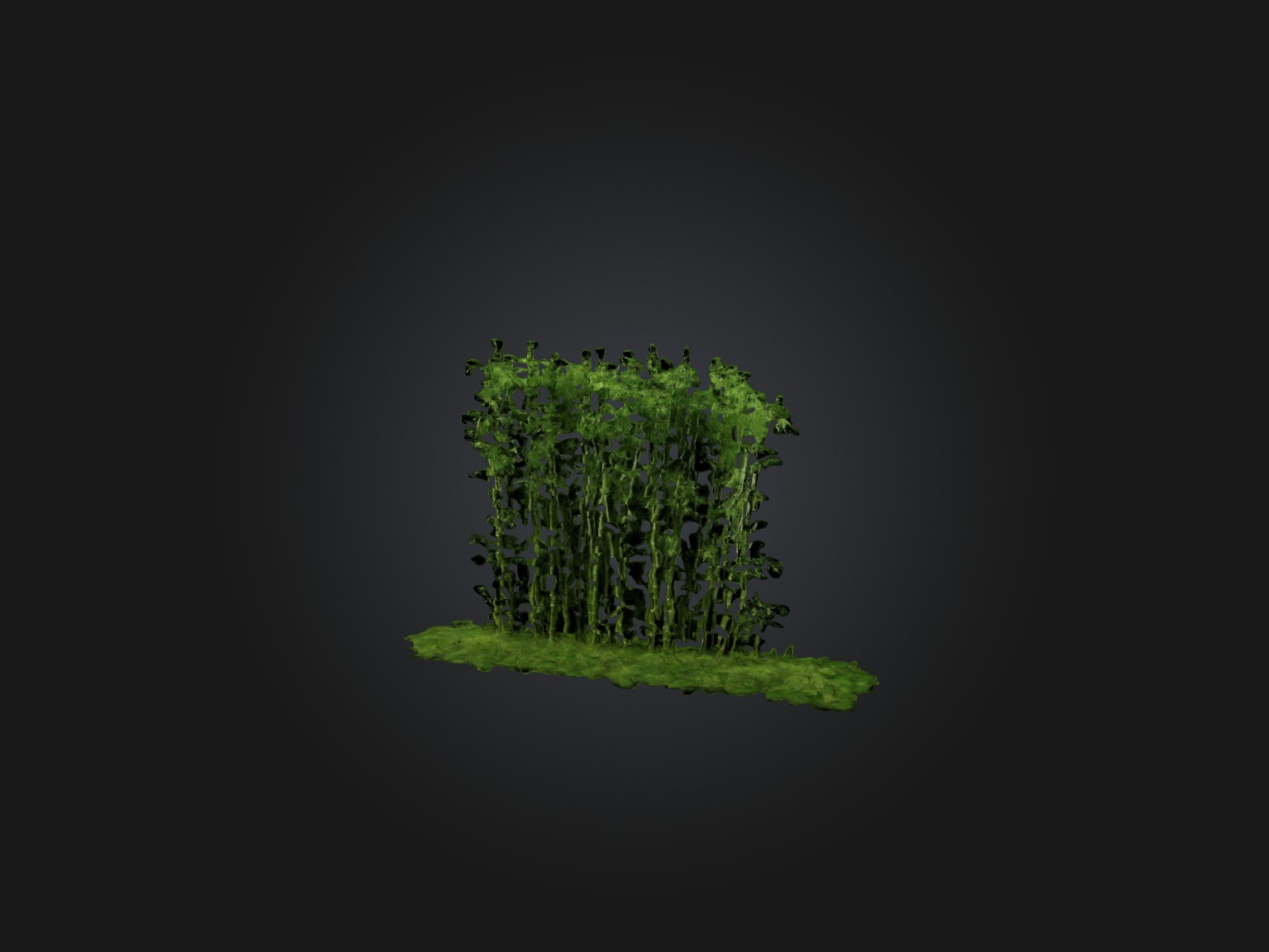 Realistic Bamboo Forest Model Low-poly 3D model_1