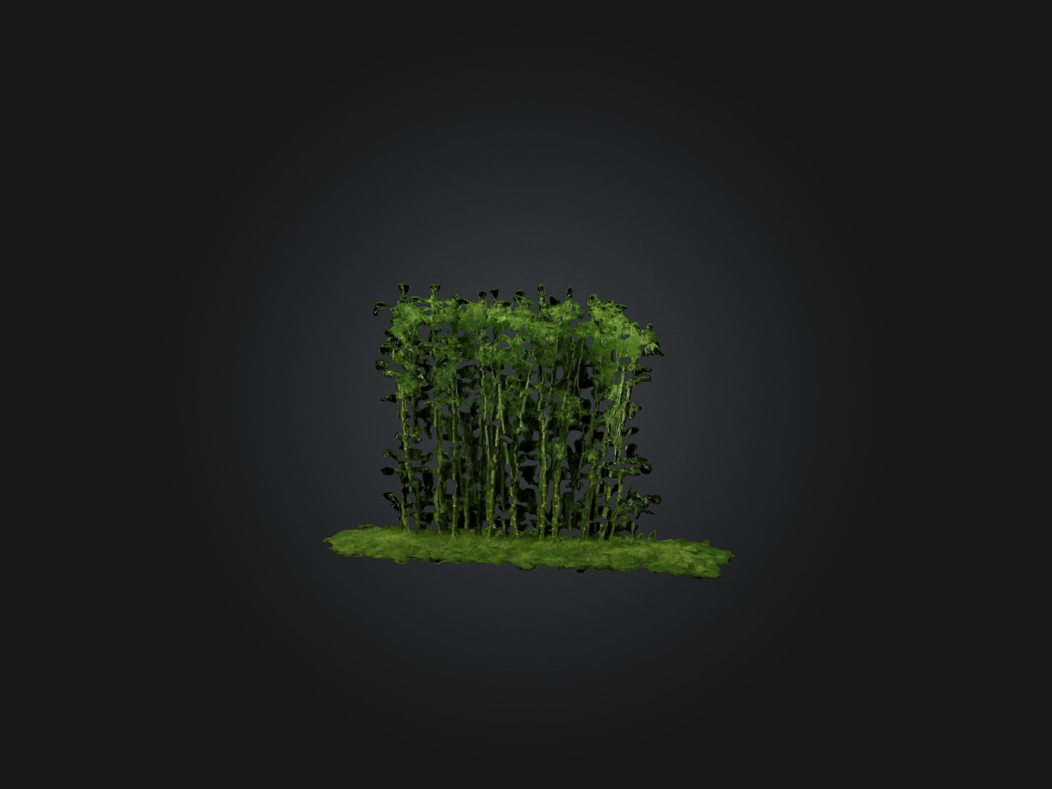 Realistic Bamboo Forest Model Low-poly 3D model_3