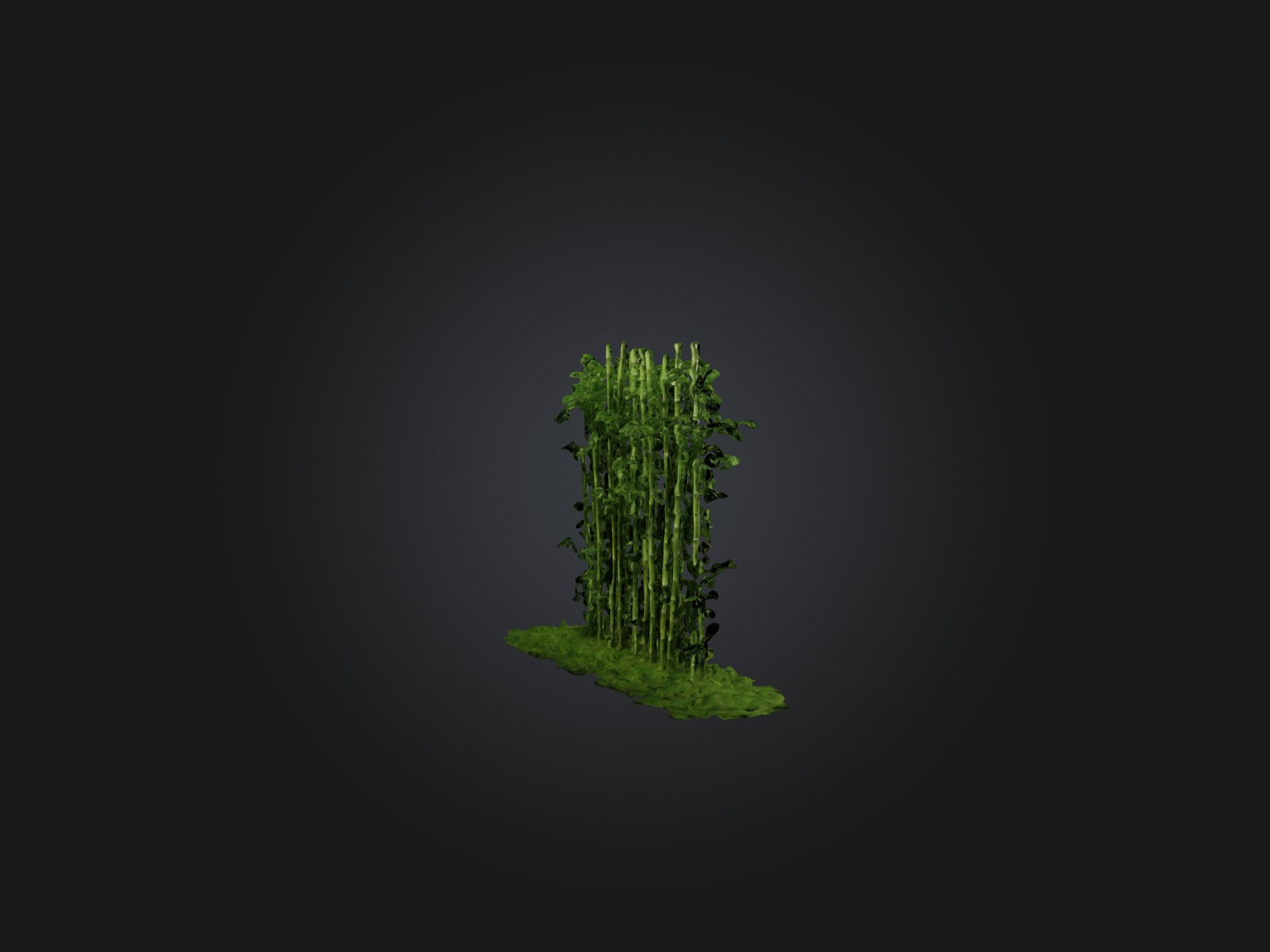 Realistic Bamboo Forest Model Low-poly 3D model_7