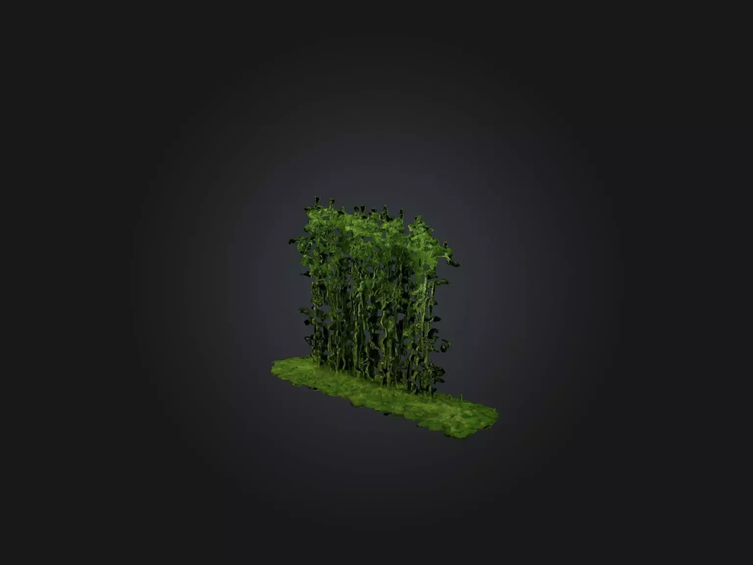 Realistic Bamboo Forest Model Low-poly 3D model_0