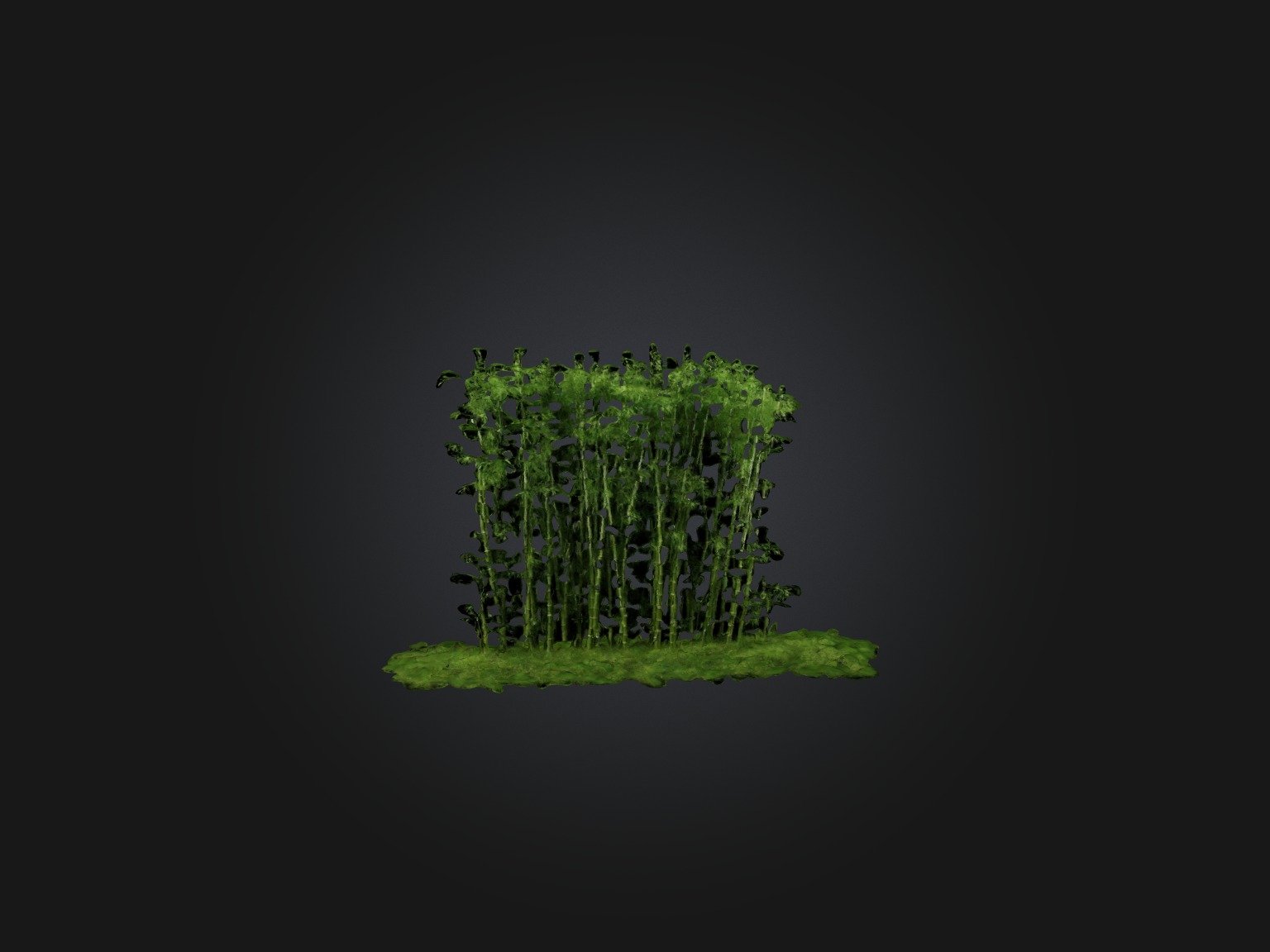 Realistic Bamboo Forest Model Low-poly 3D model_4