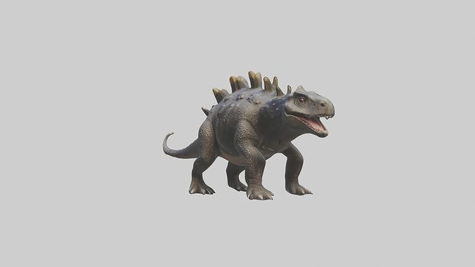 Realistic Ankylosaurus Model Low-poly 3D model