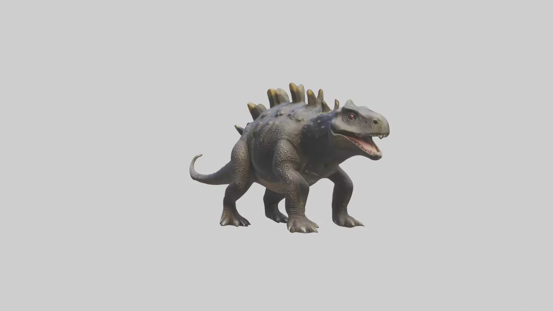 Realistic Ankylosaurus Model Low-poly 3D model_0