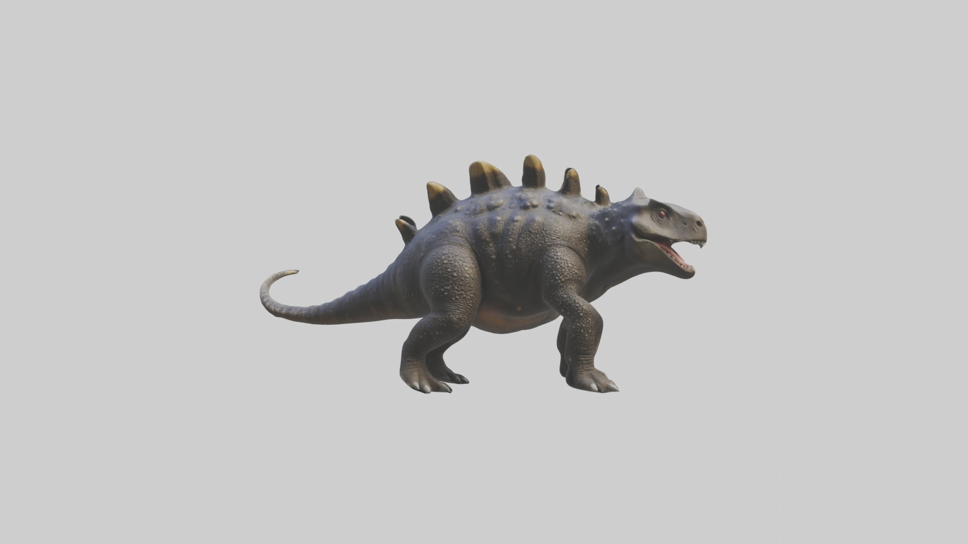 Realistic Ankylosaurus Model Low-poly 3D model_4