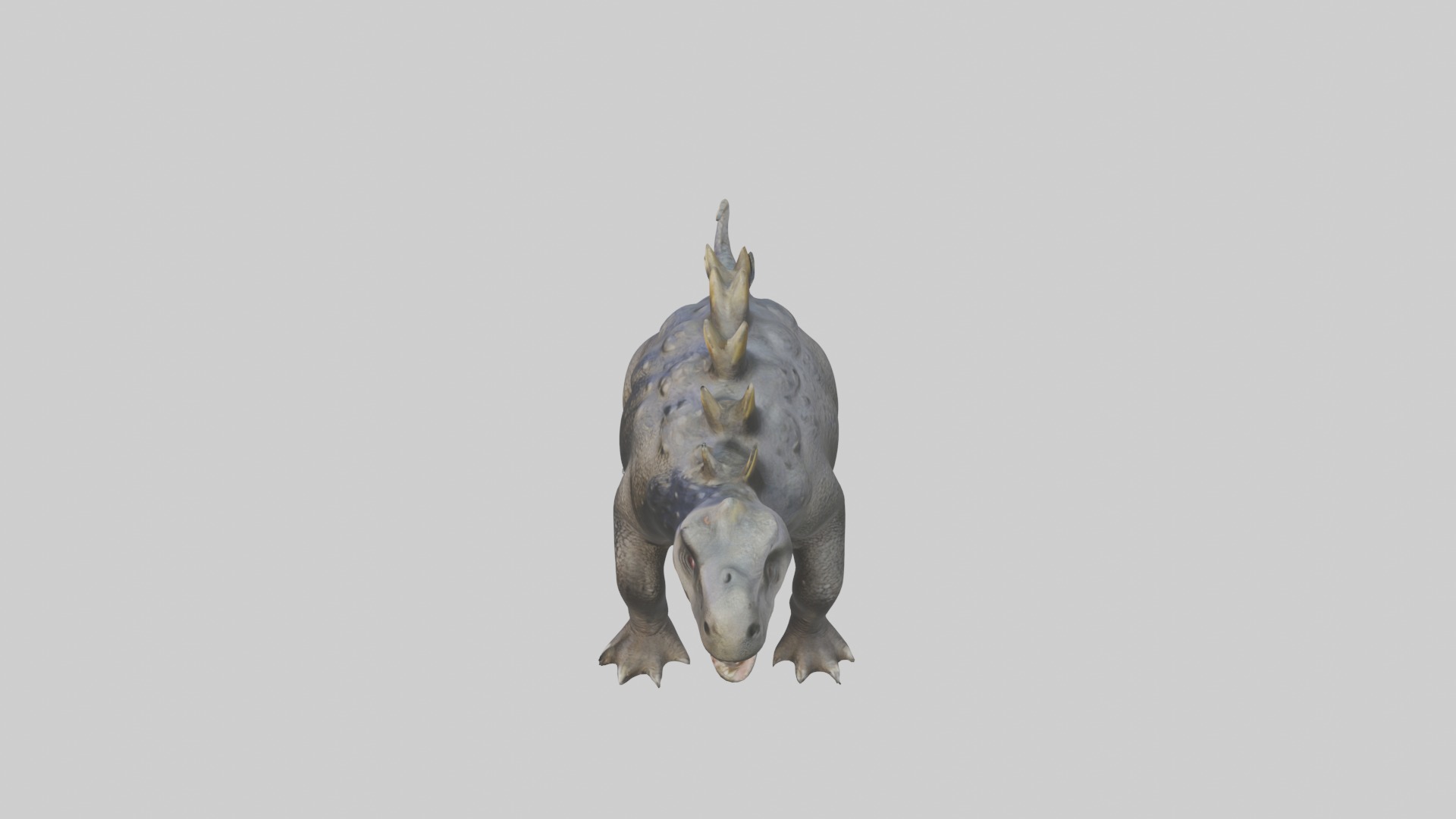 Realistic Ankylosaurus Model Low-poly 3D model_11