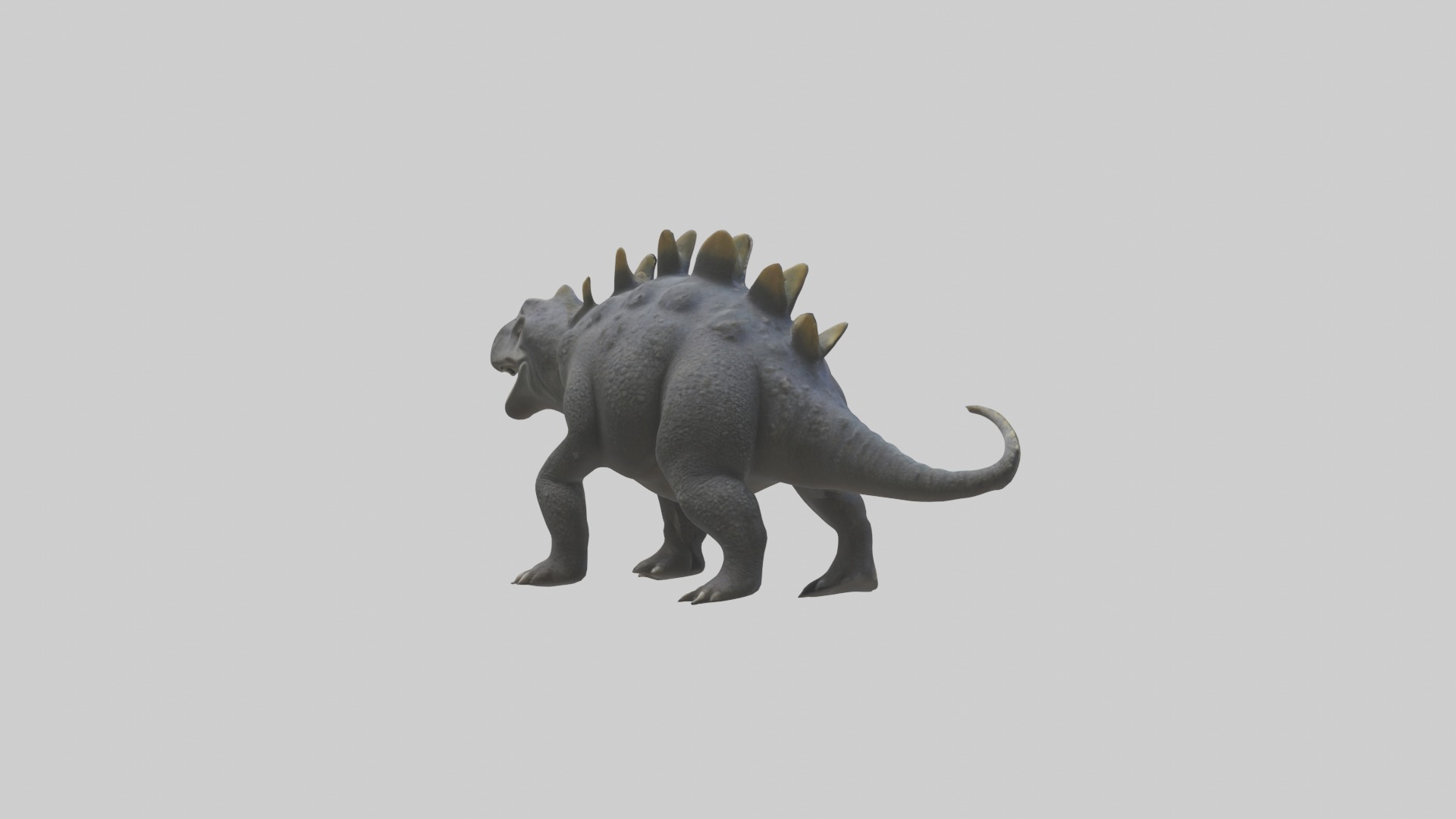 Realistic Ankylosaurus Model Low-poly 3D model_3