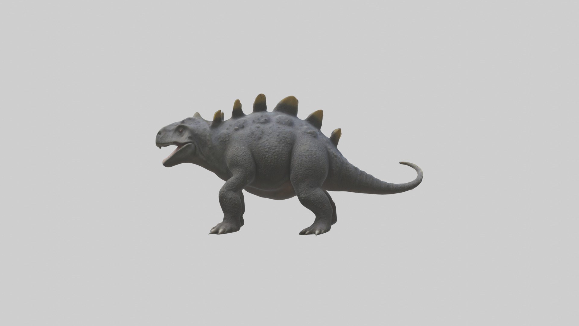 Realistic Ankylosaurus Model Low-poly 3D model_1