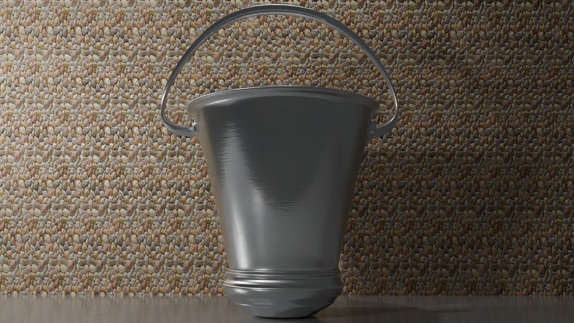 Realistic Pakistani Water bucket 3d Model Low-poly 3D model_2